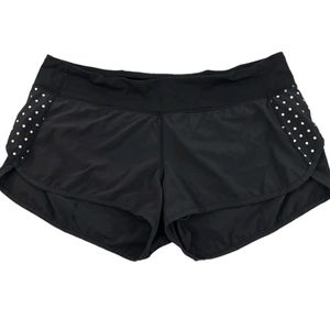 Lululemon speed up shorts 2.5" - 'reflective dots' low rise, size 6
